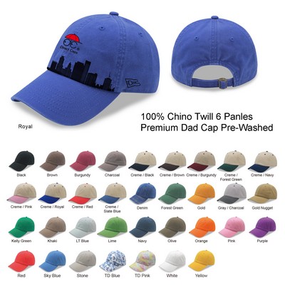 6 Panel Relaxed Golf Hat Dad Cap